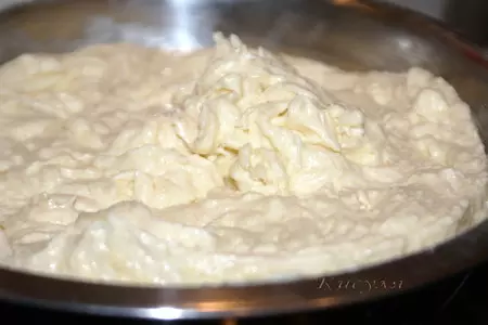 Миндальный пирог с персиками: шаг 6