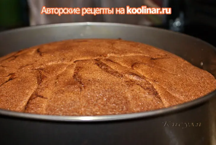 Миндальный пирог с персиками: шаг 9