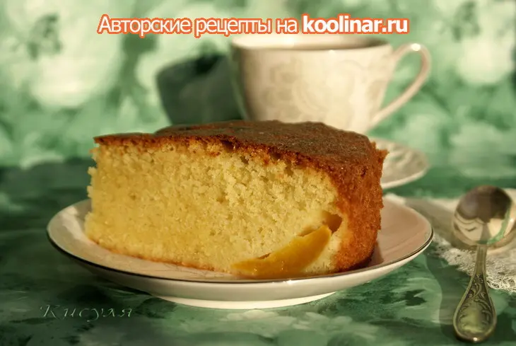 Миндальный пирог с персиками: шаг 11
