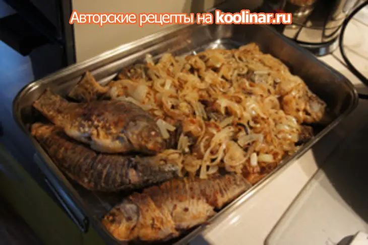 Карасики в сметане: шаг 4