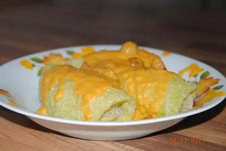Голубцы в пароварке с овощным соусом: шаг 1