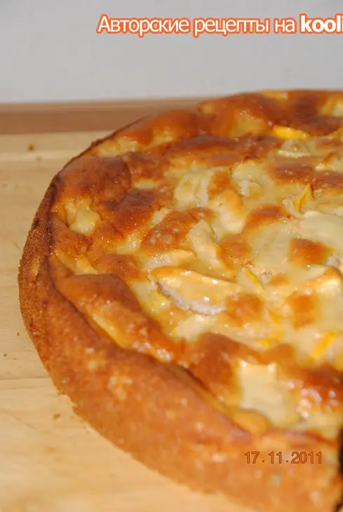 Шарлотка с тыквой и яблоками: шаг 3