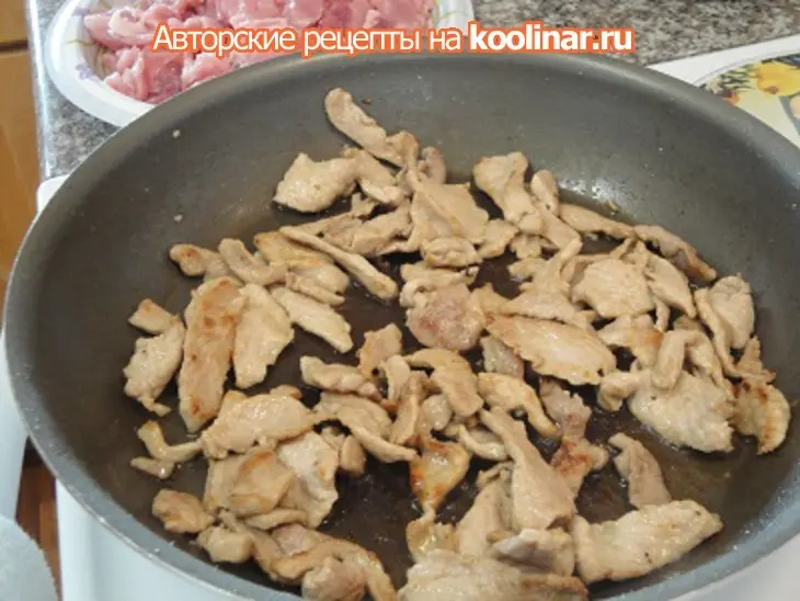 Кинза и мята с ананасом по свински: шаг 5