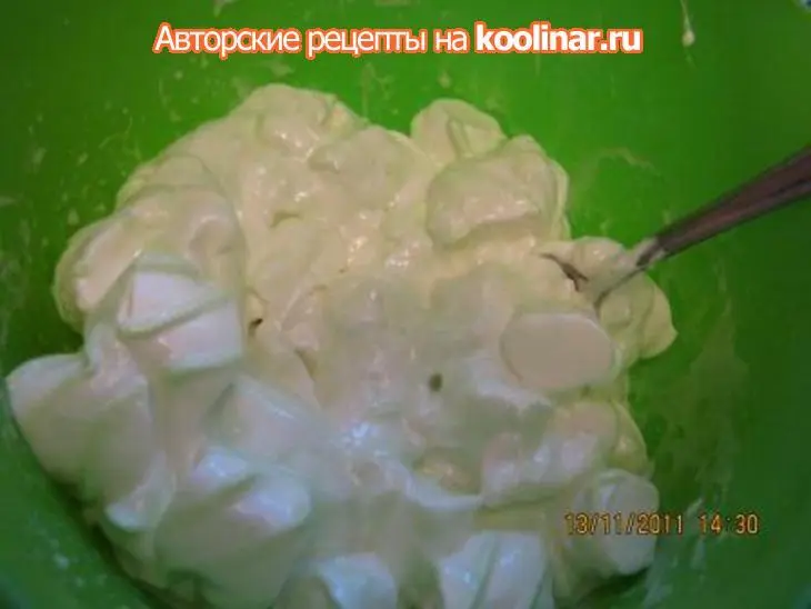 Торт "медовый бочоночек с икрой": шаг 11