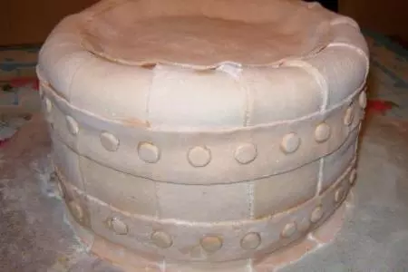Торт "медовый бочоночек с икрой": шаг 19