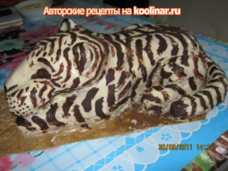 Торт "медовый бочоночек с икрой": шаг 25