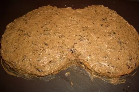 Бисквитный торт с черносливом и сливками (поздравительный): шаг 18
