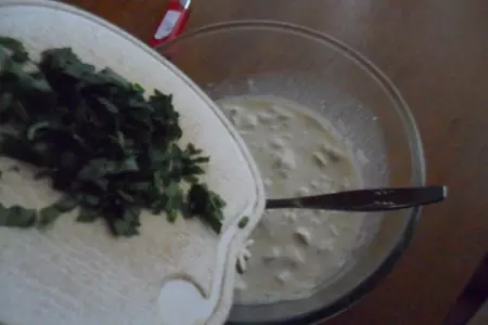Пирог с грибами и сыром: шаг 5