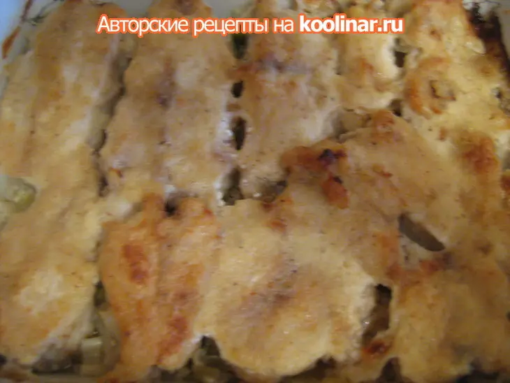 Рыба, запеченная в хрене: шаг 4