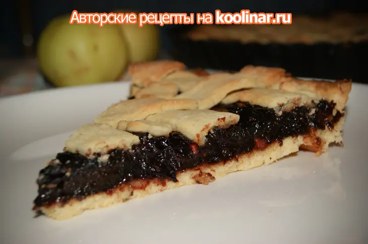 Пай с черносливом и яблоками: шаг 1