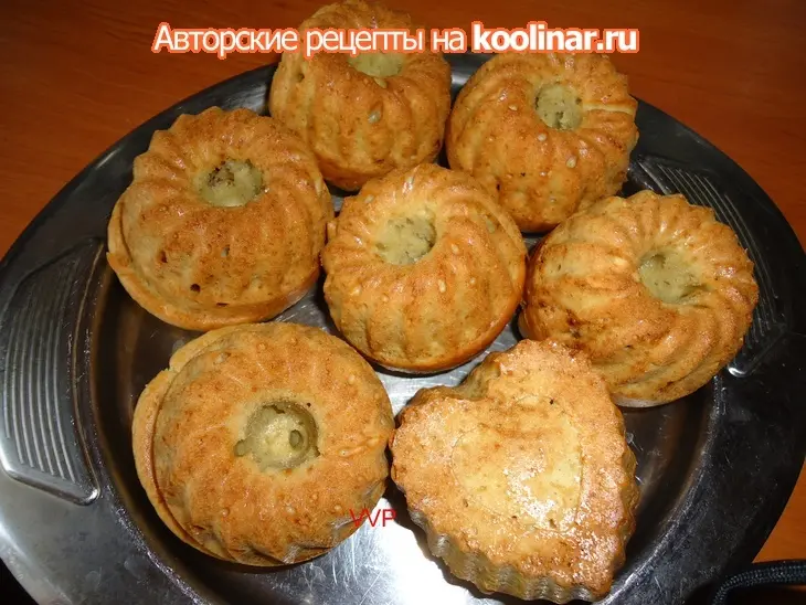 Кексы со смородиной: шаг 6