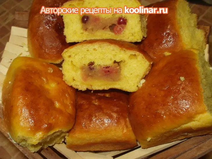 Булочки творожно-тыквенные с начинкой.: шаг 2