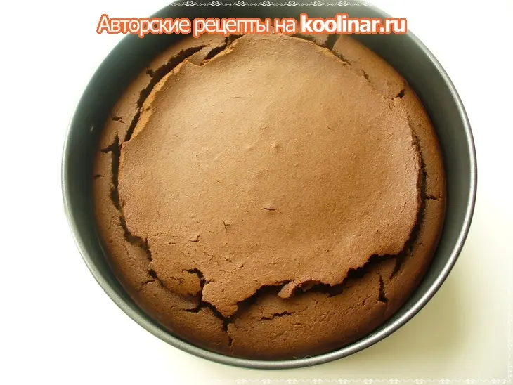 Шоколадный торт  «служебный шокороман»: шаг 14