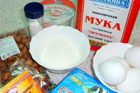 Сливовый пирог с ореховой посыпкой: шаг 6