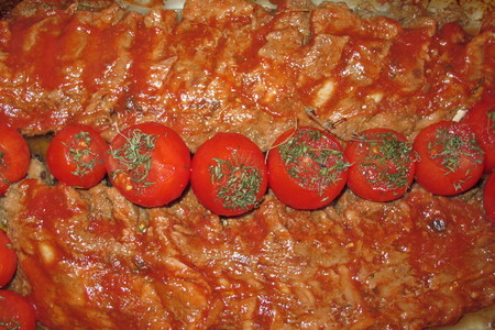 Свиные рёбрышки  в пиве с медовыми помидорами.: шаг 6