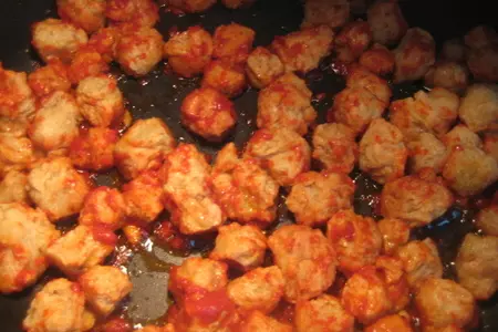 Паста "для тех, кто не ест мясо": шаг 1