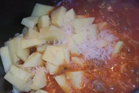 Суп с лепёшкой: шаг 2