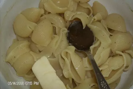 Паста с копченной рулькой и грибами: шаг 2