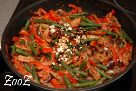 Овощи жареные по-корейски: шаг 8