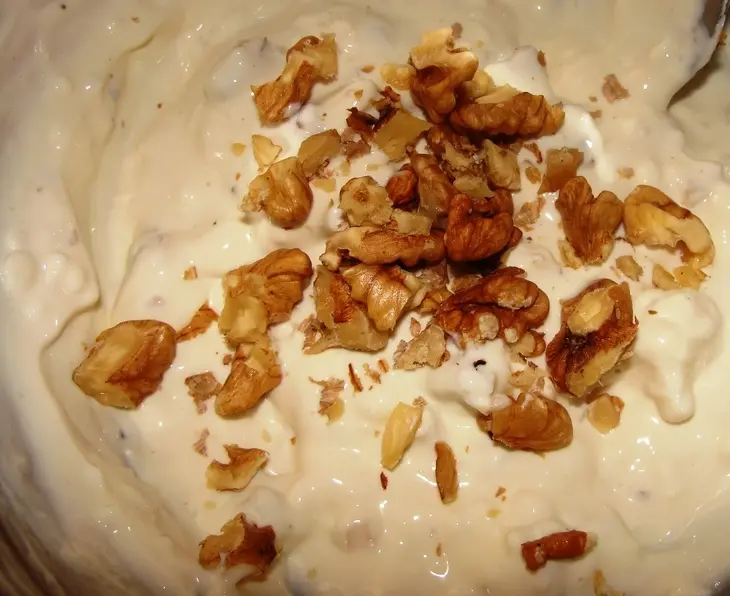 Яблоки фаршированые орехами и сыром: шаг 3