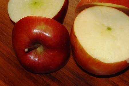 Яблоки фаршированые орехами и сыром: шаг 4