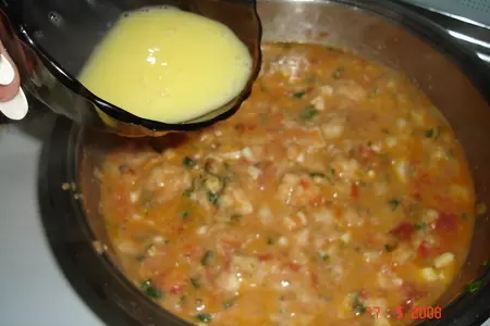 Фаршированный кальмар: шаг 5