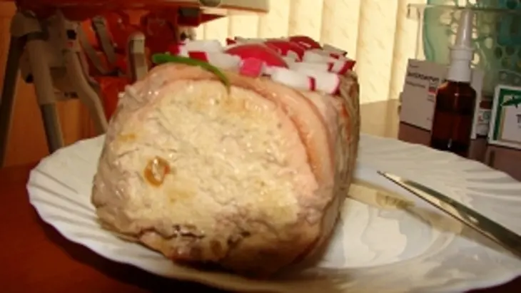 Паштет из двух видов мяса и печени: шаг 7