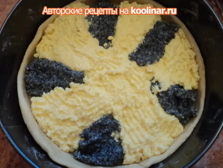 Творожно-маковый пирог с яблоками.: шаг 5