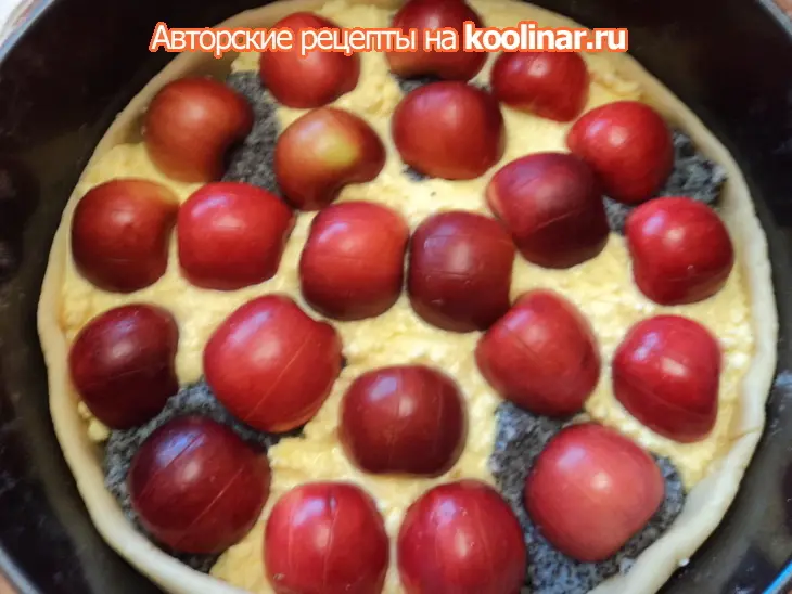 Творожно-маковый пирог с яблоками.: шаг 6
