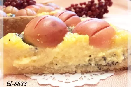 Творожно-маковый пирог с яблоками.: шаг 8