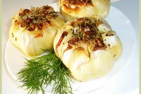 Чеснок печёный и чесночный соус: шаг 2