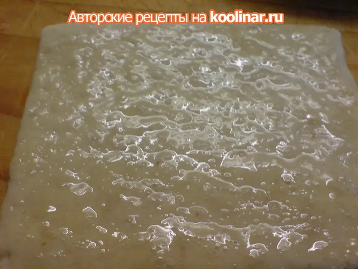 Творожные треугольники  с яблоками и яичным ликёром: шаг 4