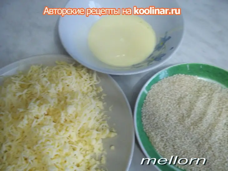 "обезьяний" хлеб с сыром и кунжутом: шаг 3