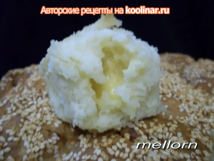 "обезьяний" хлеб с сыром и кунжутом: шаг 8