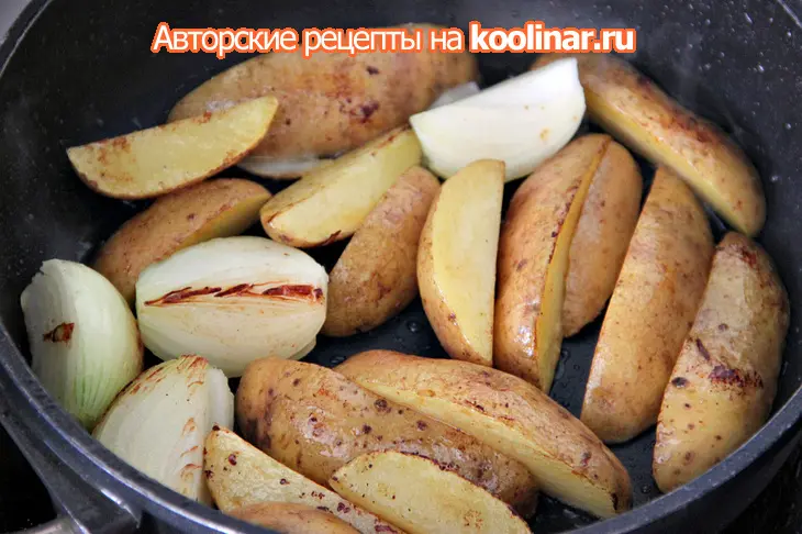 Жаркое из свиных котлет на косточке  (дуэльное): шаг 2