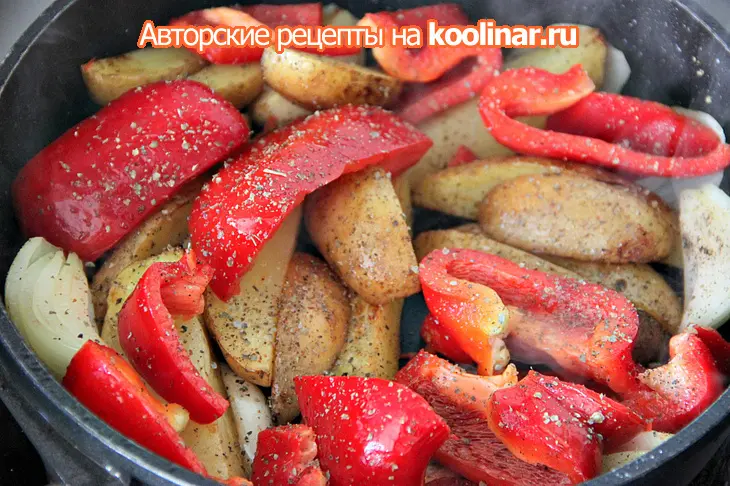 Жаркое из свиных котлет на косточке  (дуэльное): шаг 3