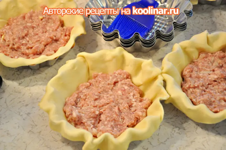 Мини-пироги «дружба народов» с мясной начинкой (по мотивам «фитчи» и «къячлив»): шаг 3