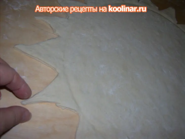 Пицца "солнышко": шаг 3