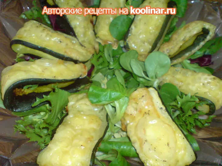 Салат из запечённых перцев и цуккини с сыром: шаг 7