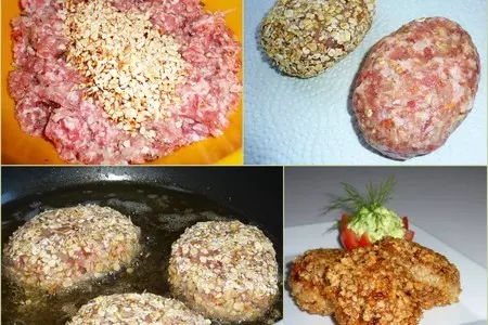 Котлеты сочные, с ореховым акцентом: шаг 1