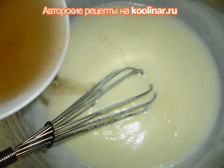 Торт-шарлотка с грушевым кремом: шаг 7