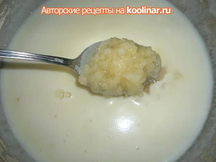Торт-шарлотка с грушевым кремом: шаг 8