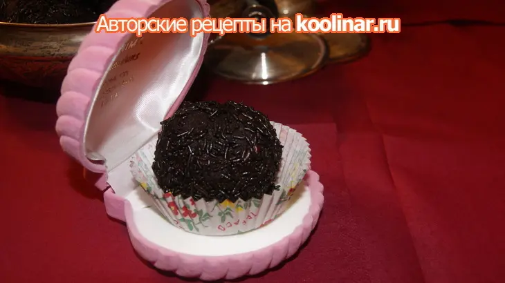 Трюфельные пирожные с ганашем и вишней.(готовимся к новому году и рождеству): шаг 8