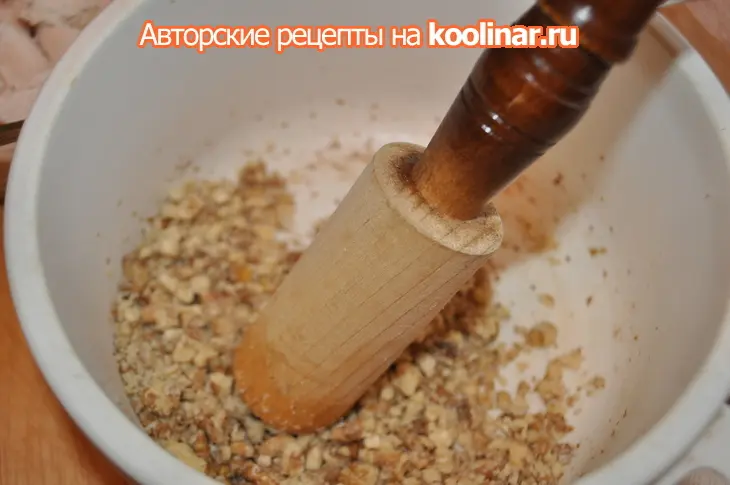 Куриный паштет с тыквой и грецкими орехами: шаг 4