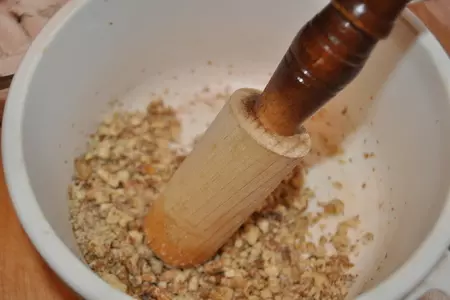 Куриный паштет с тыквой и грецкими орехами: шаг 4