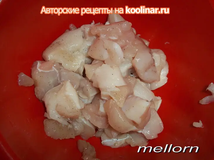 Курица в остро-сладком соусе с кунжутом: шаг 1