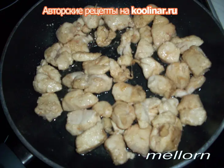 Курица в остро-сладком соусе с кунжутом: шаг 2
