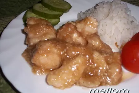 Курица в остро-сладком соусе с кунжутом: шаг 5