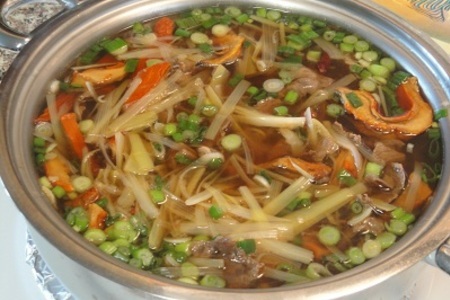 Азиатский суп с грибами от ирины: шаг 6