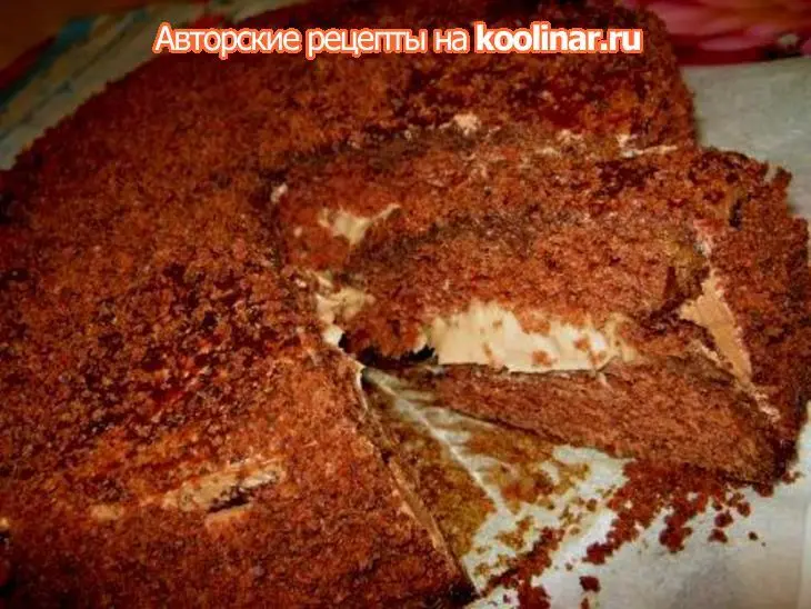 Торт "пражский" на быструю руку: шаг 15
